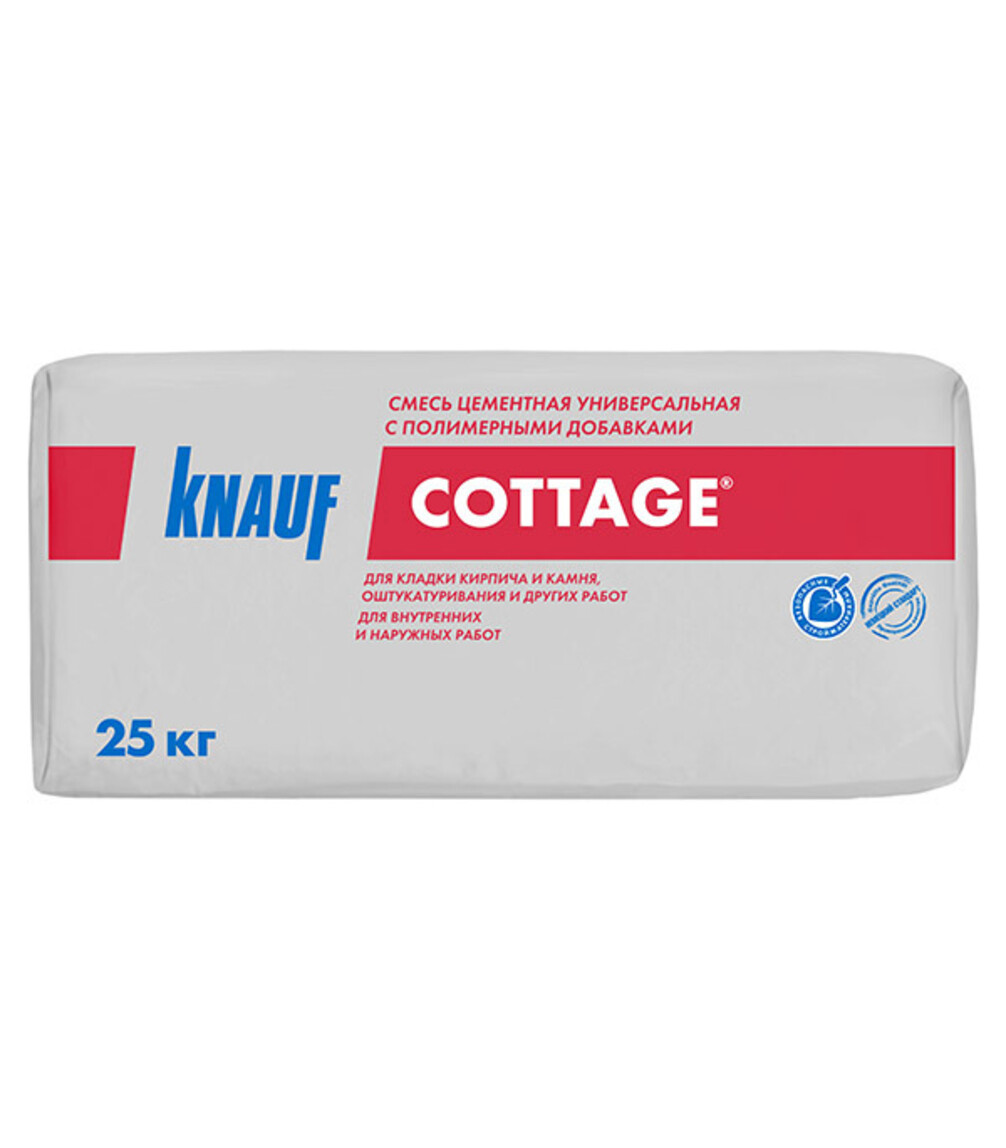 Смесь для кладки и штукатурки Knauf Cottage, 25 кг