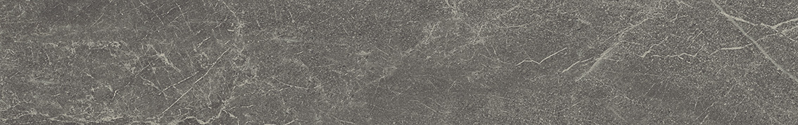 Плинтус Эстерель серый тёмный матовый обрезной 60x9,5x0,9
