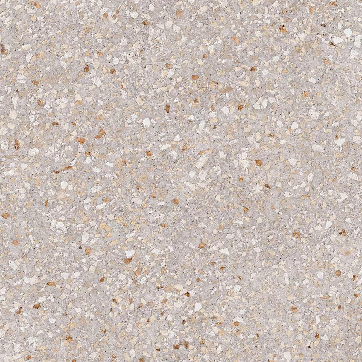 Терраццо бежевый обрезной 60x60x0,9