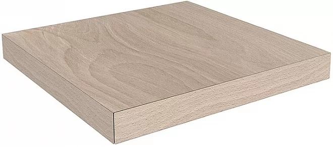 Ступень угловая клееная правая Про Вуд бежевый светлый 33x33x0,9