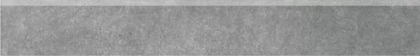 Плинтус Королевская дорога серый темный обрезной 60x9,5x0,9