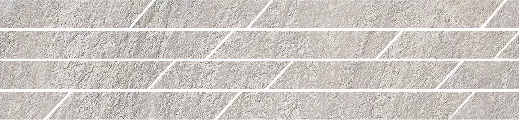 Бордюр Гренель серый мозаичный 46,8x9,8x0,9