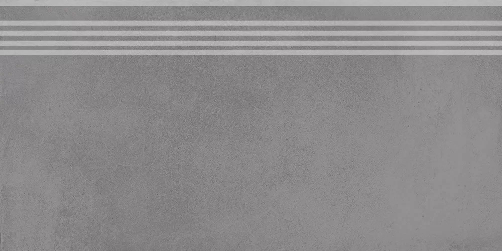 Ступень Мирабо серый обрезной 30x60x0,9
