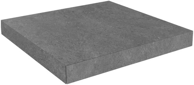 Ступень угловая клееная Фондамента пепельный 33x33x0,9